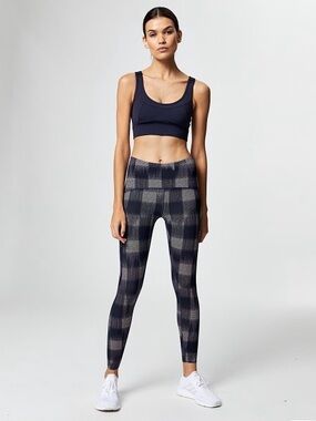 Varley Meadow Legging Fragment Check Leggings Size small